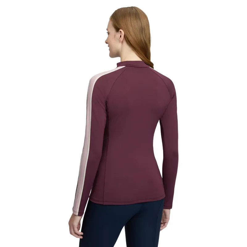 LeMieux Talia Womens Turtle Neck Base Layer - Bramble-1