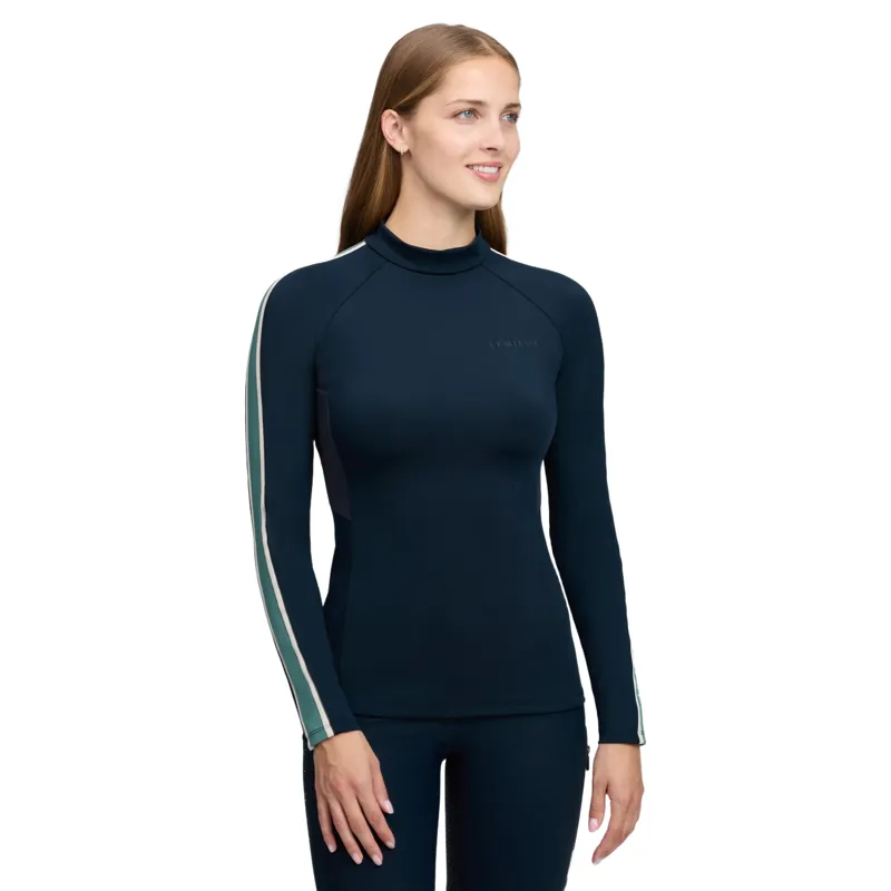LeMieux Talia Womens Turtle Neck Base Layer - Navy