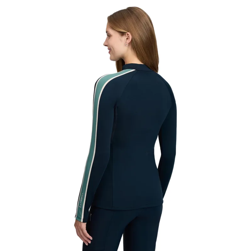 LeMieux Talia Womens Turtle Neck Base Layer - Navy-3