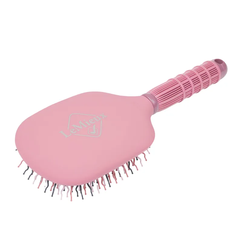 LeMieux Tangle Tidy Plus Mane and Tail Brush - Peony-1