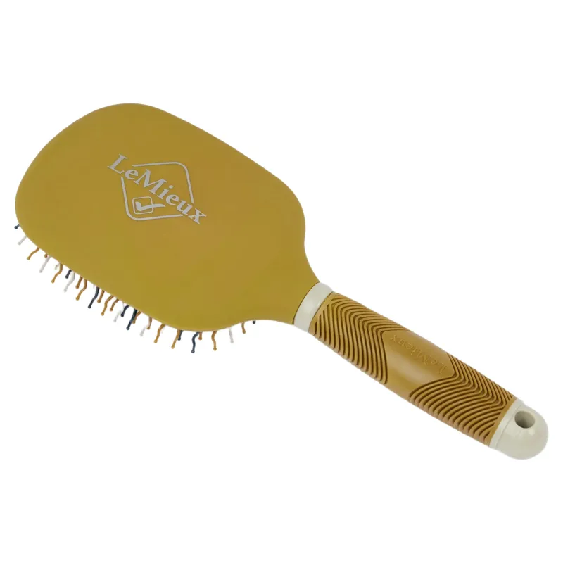 LeMieux Tangle Tidy Plus Mane and Tail Brush - Gooseberry-2