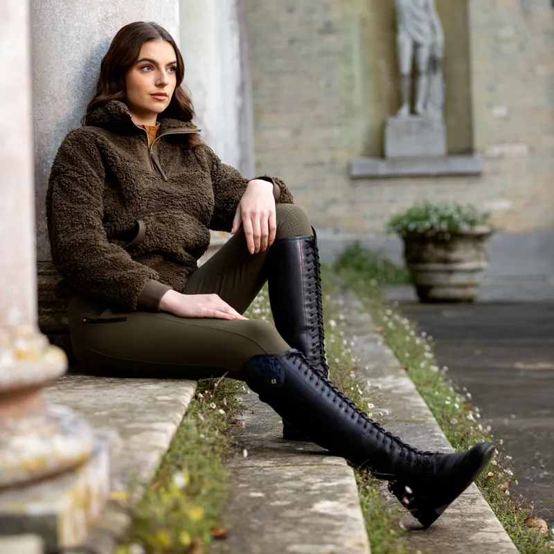 LeMieux Tara Ladies Teddy Fleece Jumper - Alpine-2