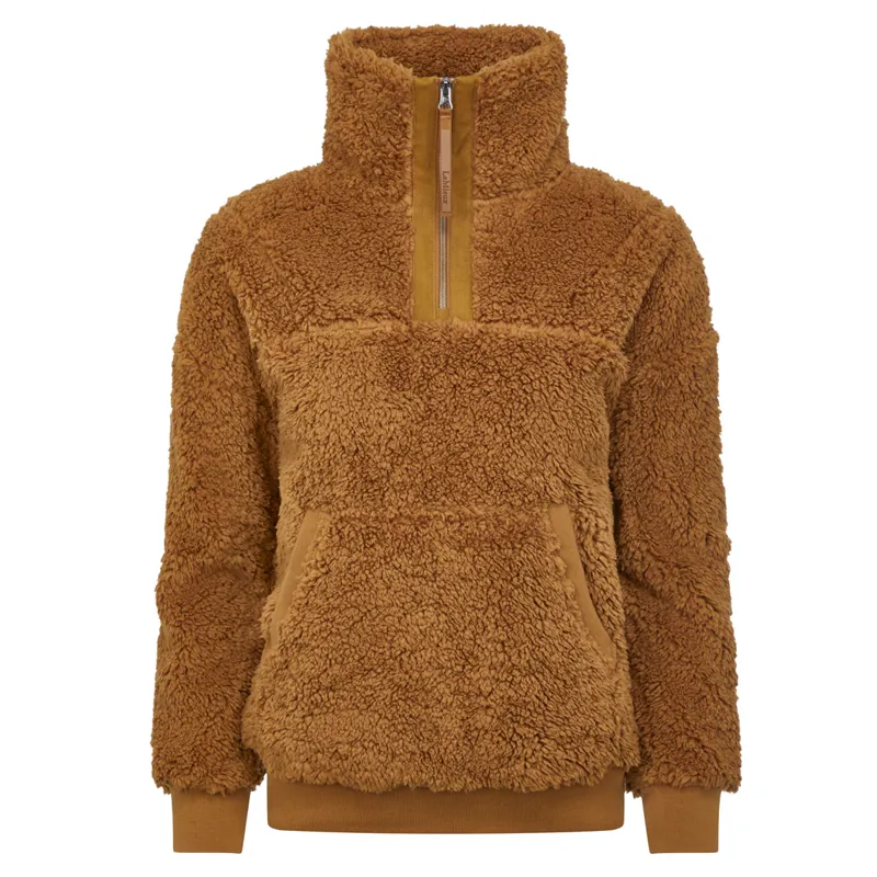 LeMieux Tara Ladies Teddy Fleece Jumper - Ginger