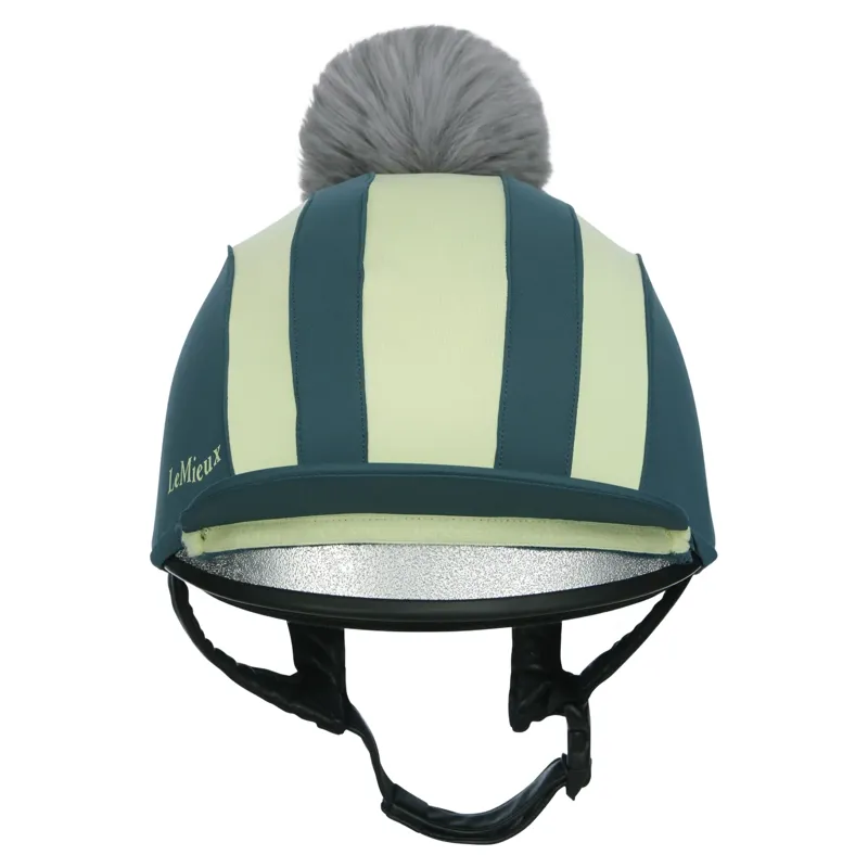 LeMieux Tempo Pom Hat Silk - Jungle-2