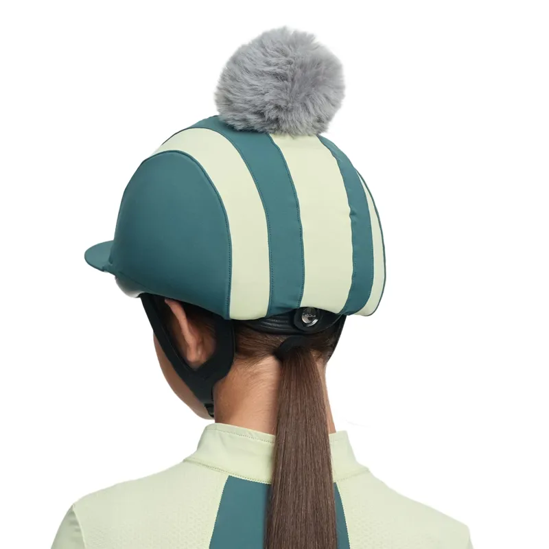 LeMieux Tempo Pom Hat Silk - Jungle-6