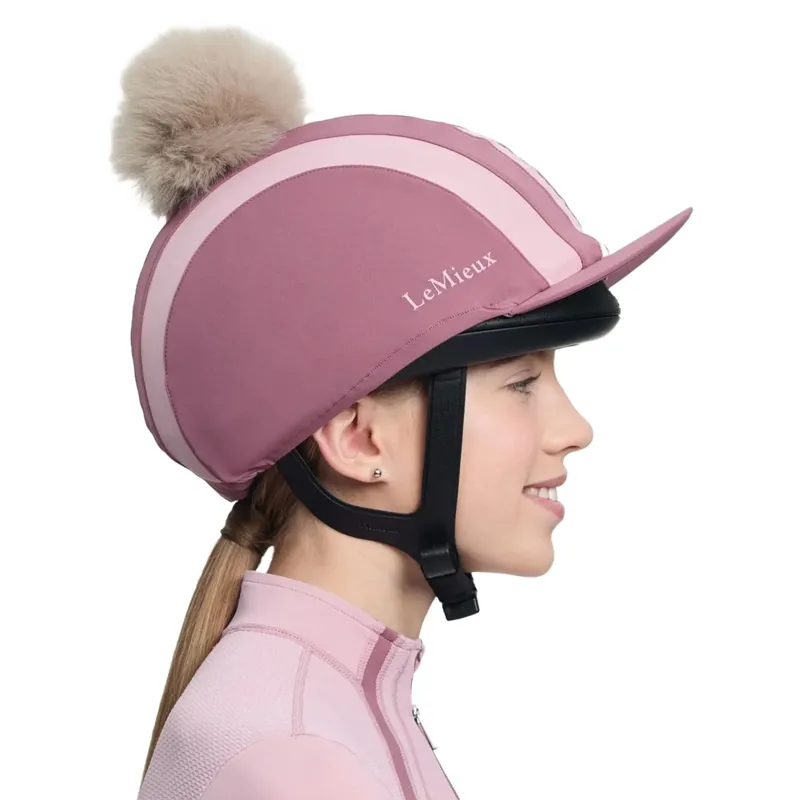 LeMieux Tempo Pom Hat Silk - Mallow-3