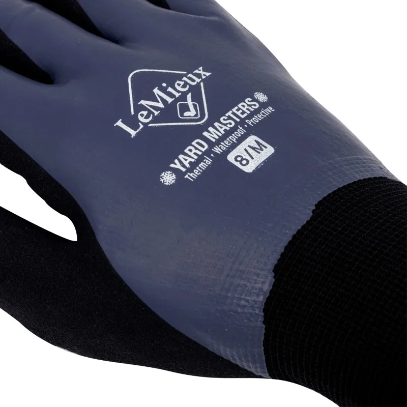 LeMieux Thermal Winter Work Gloves - Navy-1
