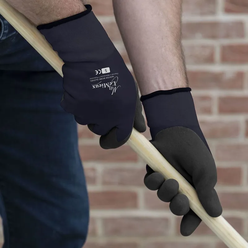 LeMieux Thermal Winter Work Gloves - Navy-3