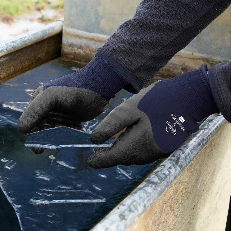 LeMieux Thermal Winter Work Gloves - Navy-2