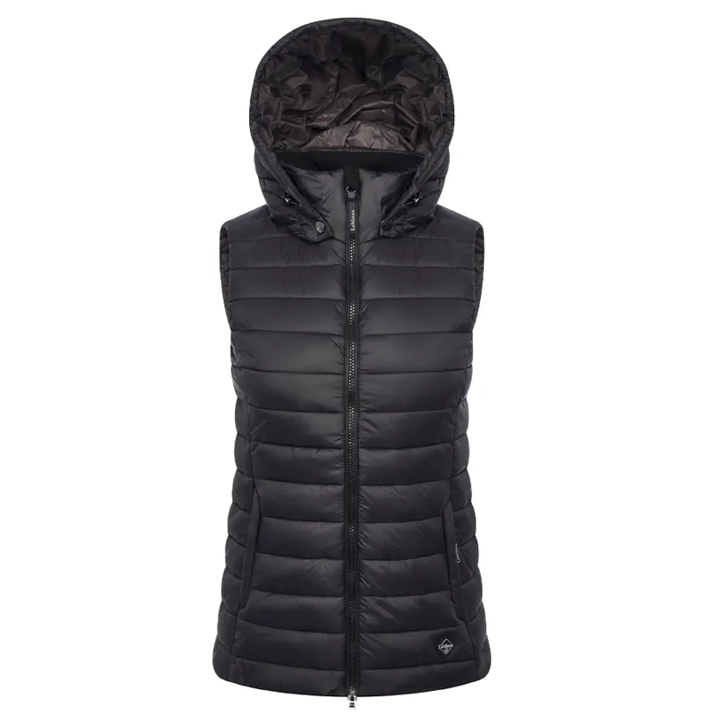 LeMieux Tilly Ladies Hooded Puffer Gilet - Black