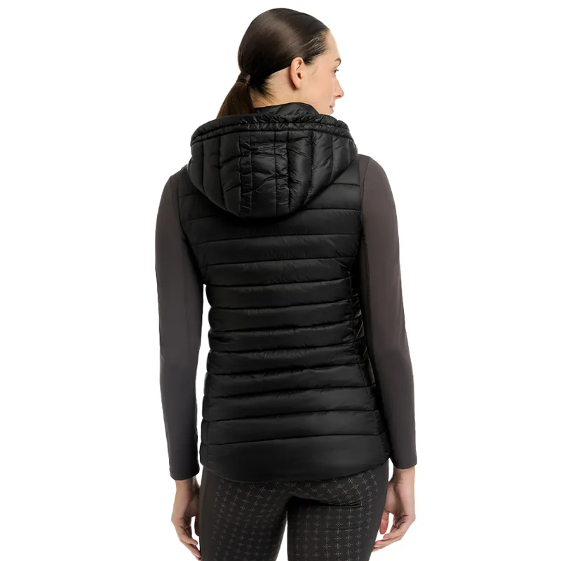 LeMieux Tilly Ladies Hooded Puffer Gilet - Black-3