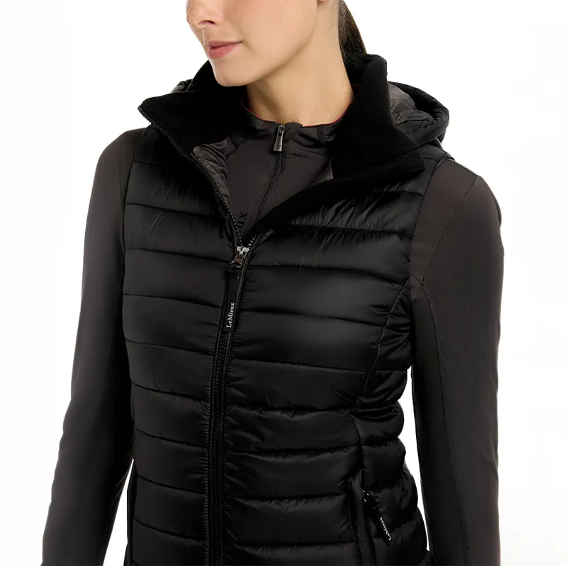 LeMieux Tilly Ladies Hooded Puffer Gilet - Black-8