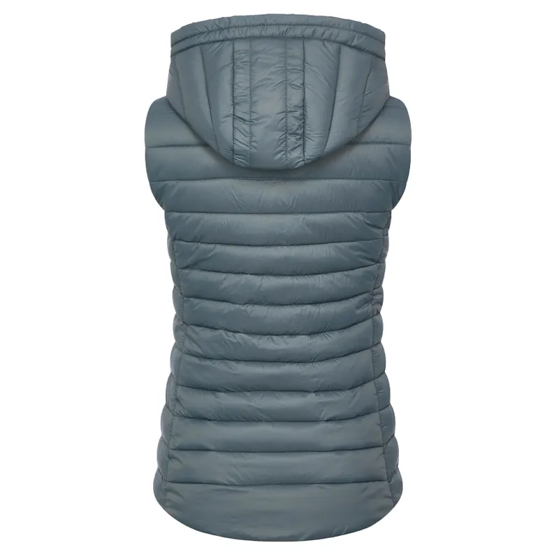 LeMieux Tilly Ladies Hooded Puffer Gilet - Petrol-4
