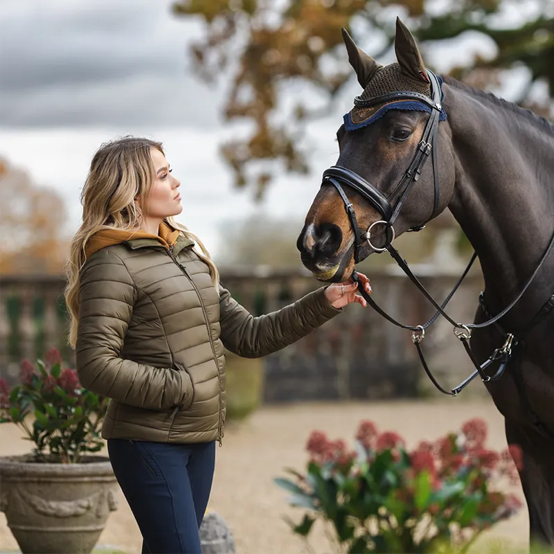 LeMieux Tilly Ladies Hooded Puffer Jacket - Alpine-10