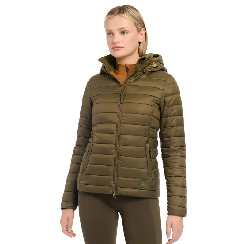 LeMieux Tilly Ladies Hooded Puffer Jacket - Alpine-1
