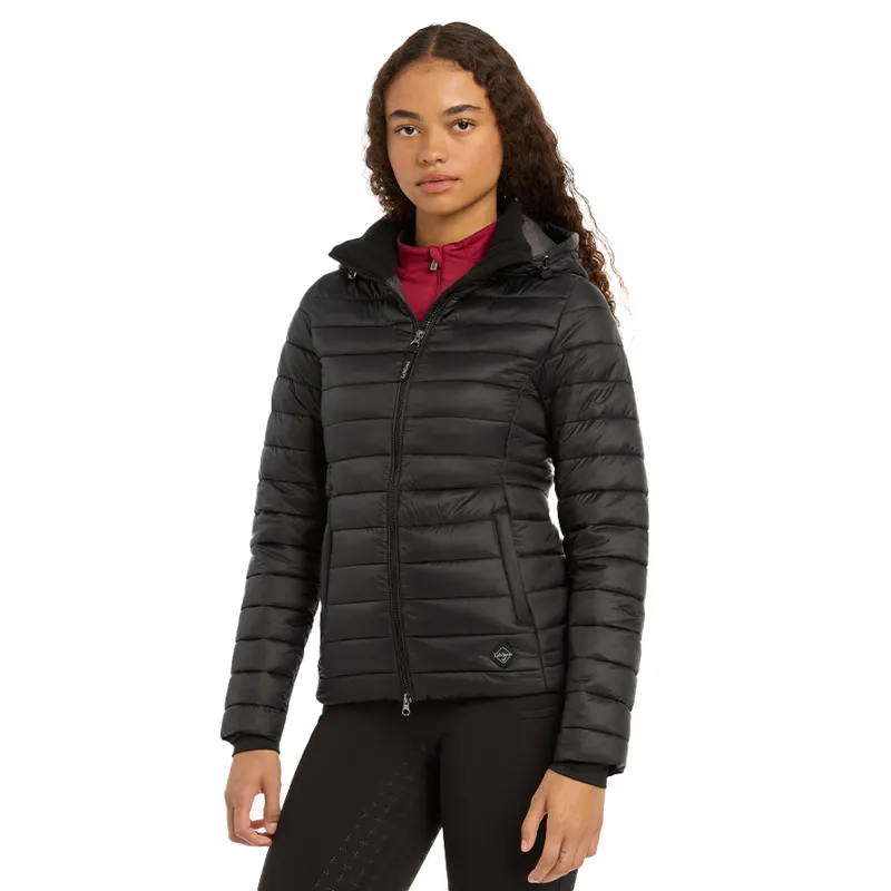 LeMieux Tilly Ladies Hooded Puffer Jacket - Black-1