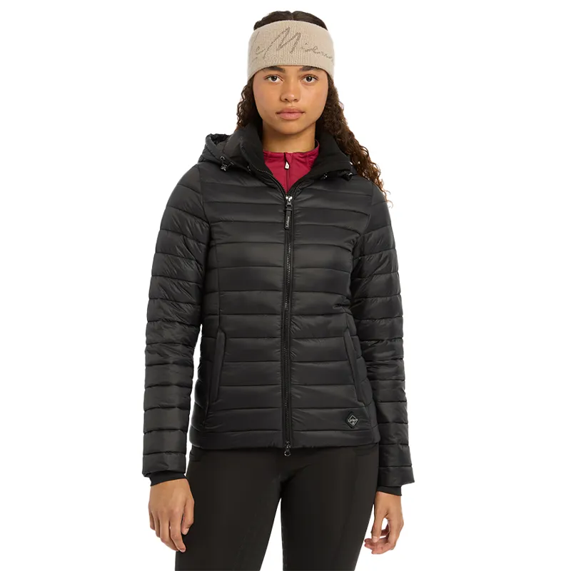LeMieux Tilly Ladies Hooded Puffer Jacket - Black-6