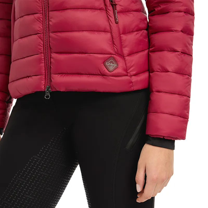 LeMieux Tilly Ladies Hooded Puffer Jacket - Ember-3