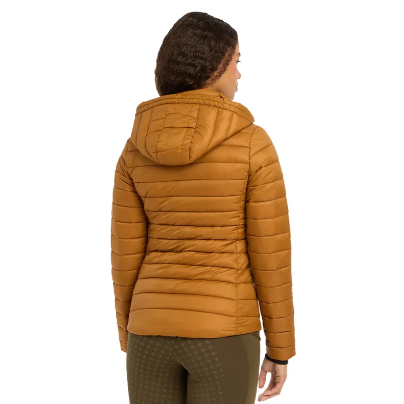 LeMieux Tilly Ladies Hooded Puffer Jacket - Ginger-6