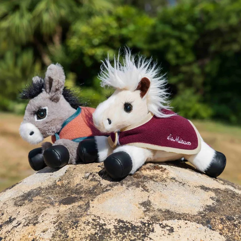 LeMieux Tiny Beanie Pony Rugs 2 Pack - Blackberry/Spiced Earth-1