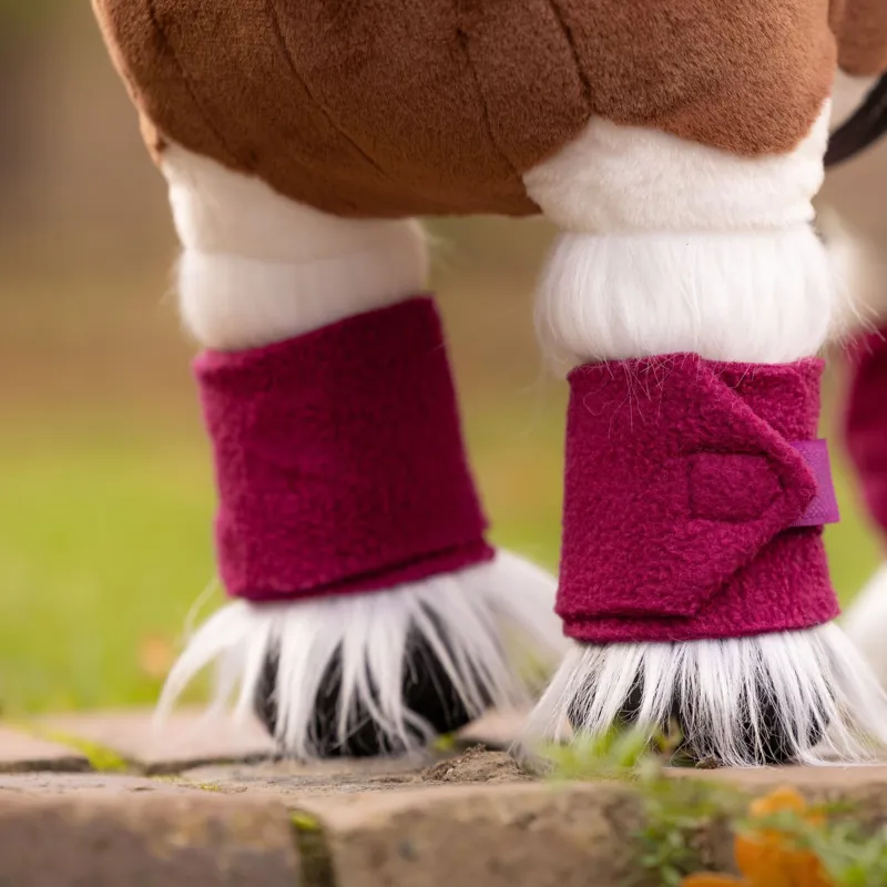 LeMieux Mini Toy Pony Bandages - Blackberry-1