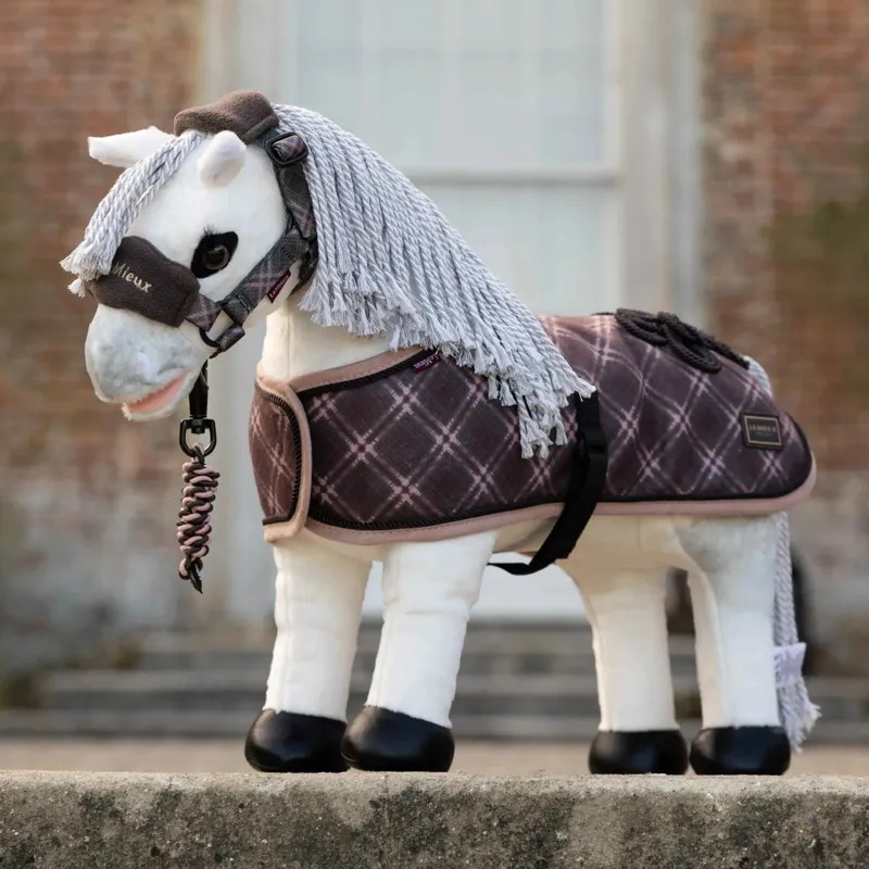LeMieux Mini Toy Pony Heritage Show Rug - Cocoa-1