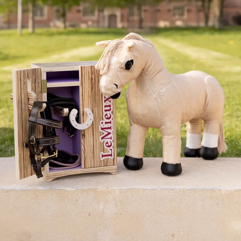 LeMieux Wooden Toy Pony Tack Locker-3
