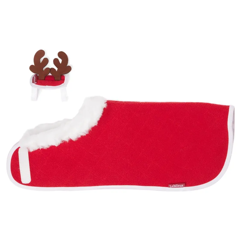 LeMieux Mini Toy Pony Christmas Rug Set - Red