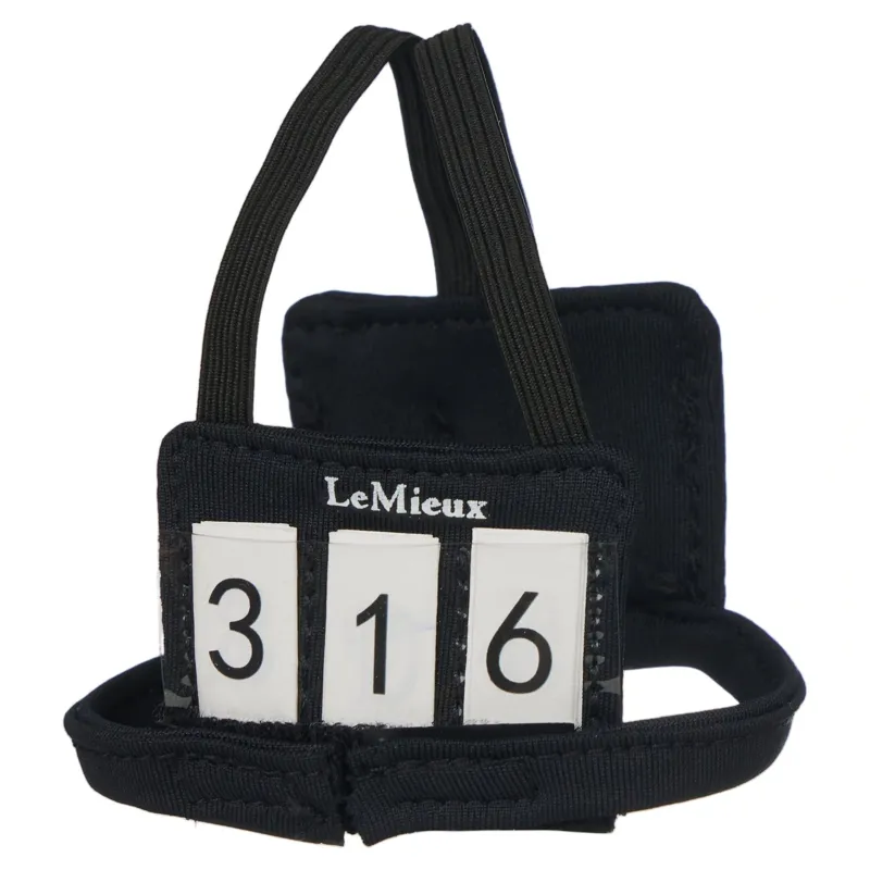 LeMieux Toy Rider Toy Body Protector and Number Bib - Black