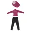 LeMieux Toy Rider Outfit - Blackberry