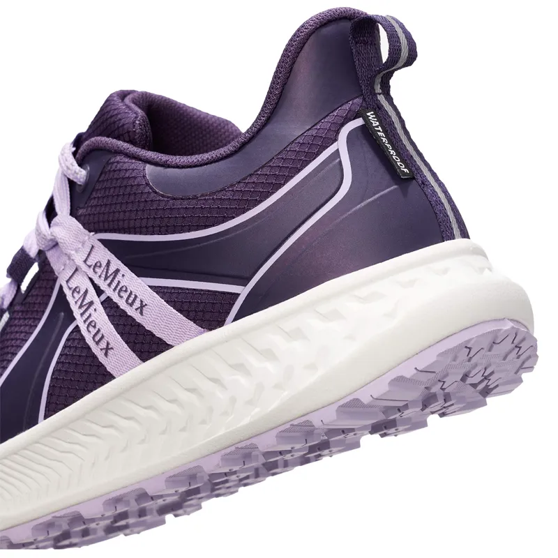 LeMieux Trax Viva Junior Waterproof Trainers - Juniper/Lilac-3