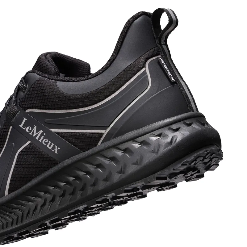 LeMieux Trax Viva Mens Waterproof Trainers - Black-3
