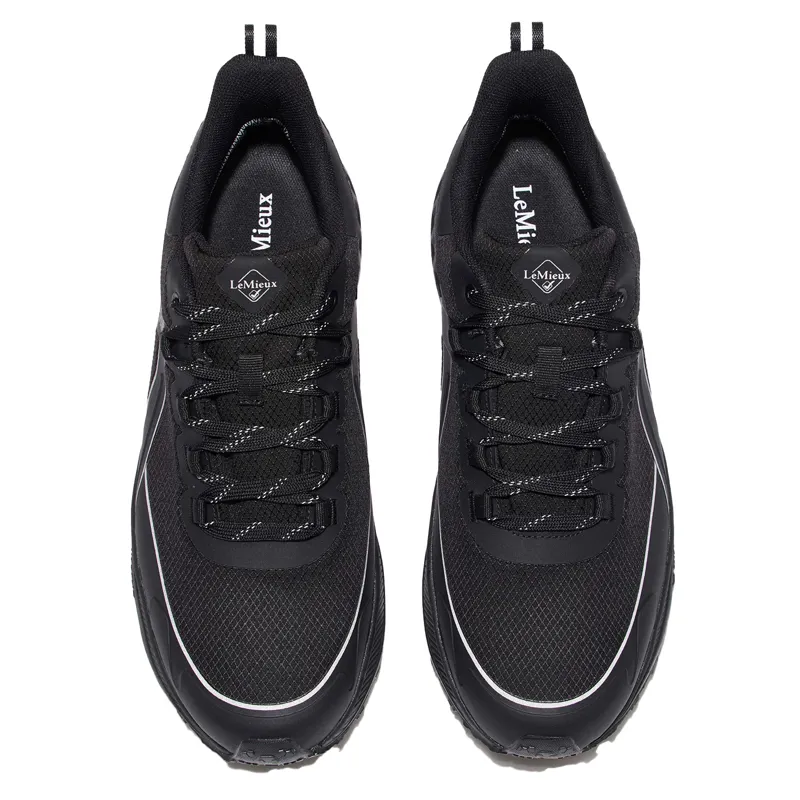 LeMieux Trax Viva Mens Waterproof Trainers - Black-2