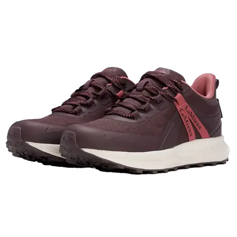LeMieux Trax Viva Womens Waterproof Trainers - Damson-1