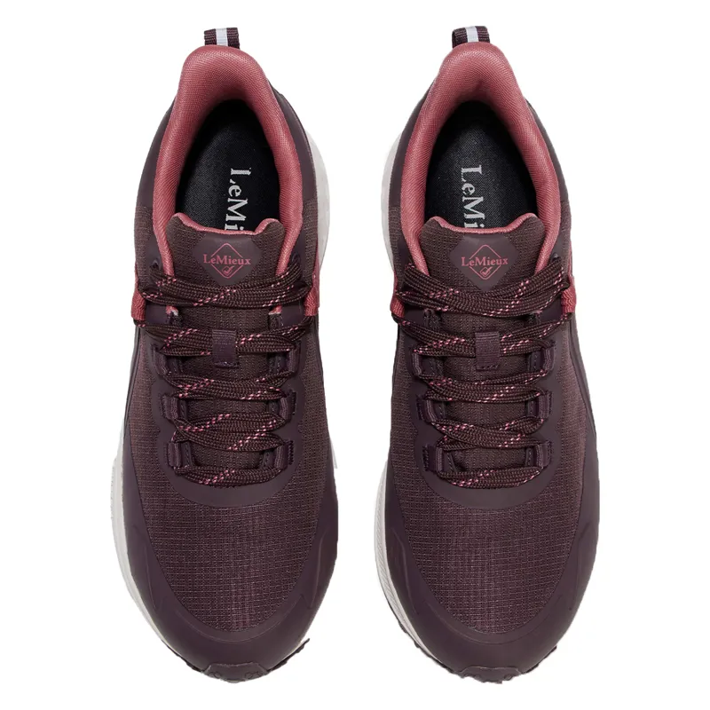 LeMieux Trax Viva Womens Waterproof Trainers - Damson-2
