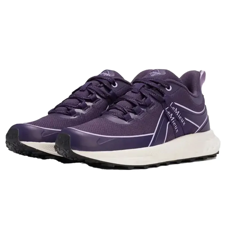 LeMieux Trax Viva Womens Waterproof Trainers - Juniper/Lilac-2