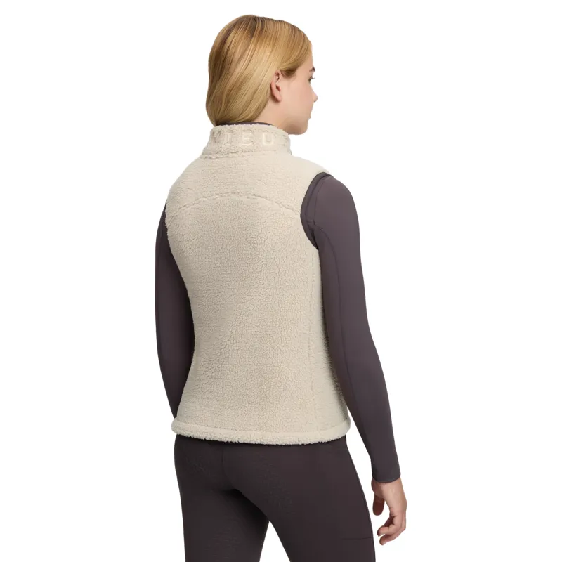 LeMieux Young Rider Trinity Teddy Gilet - Almond Pre-Order-2