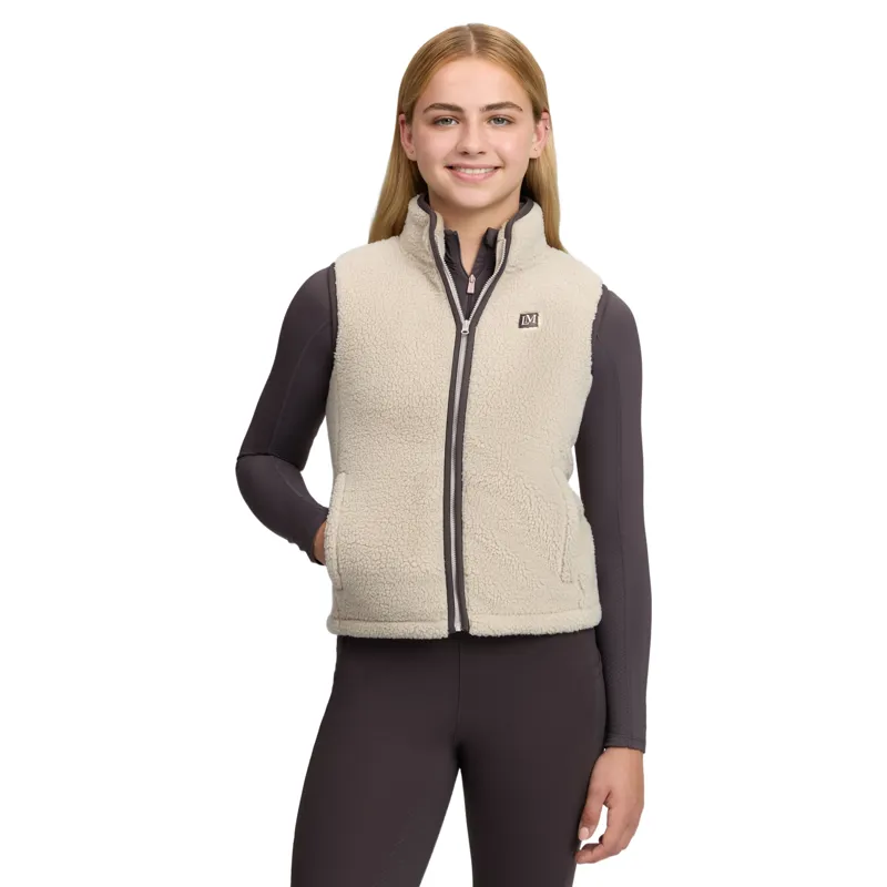 LeMieux Young Rider Trinity Teddy Gilet - Almond Pre-Order