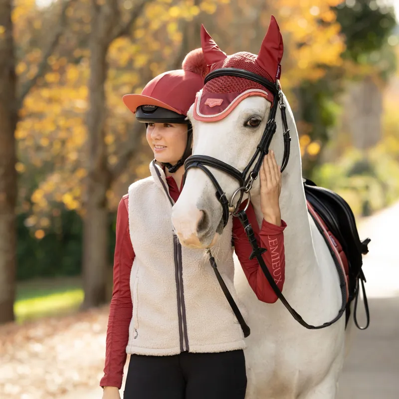LeMieux Young Rider Trinity Teddy Gilet - Almond Pre-Order-3