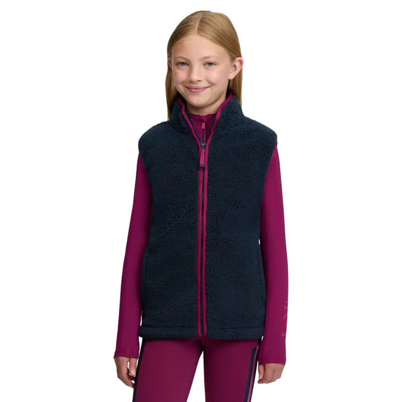 LeMieux Young Rider Trinity Teddy Gilet - Navy Pre-Order