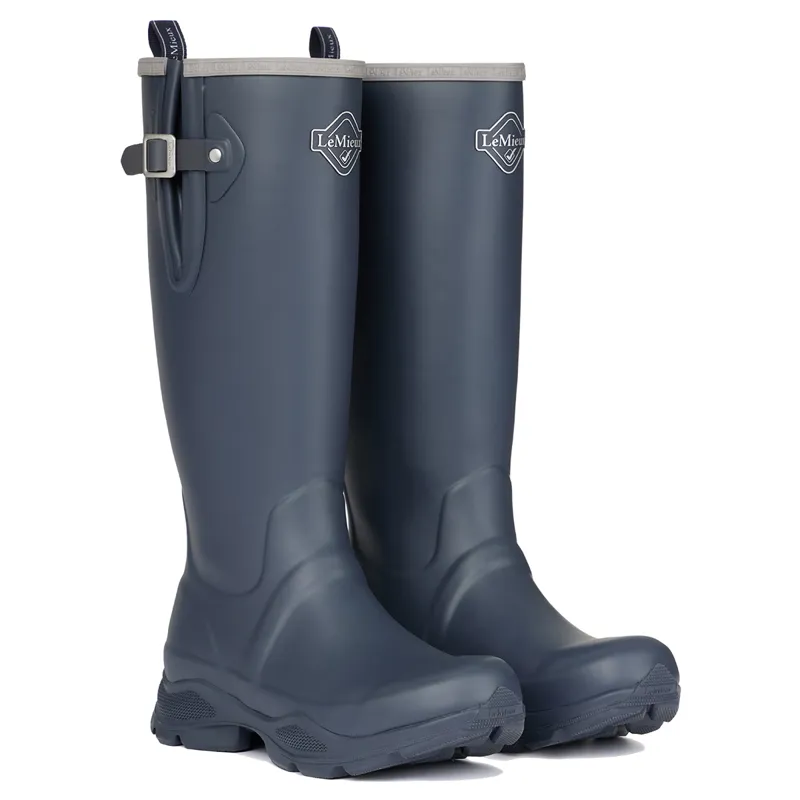 LeMieux Ultra Stride Womens Neoprene Lined Wellies - Navy