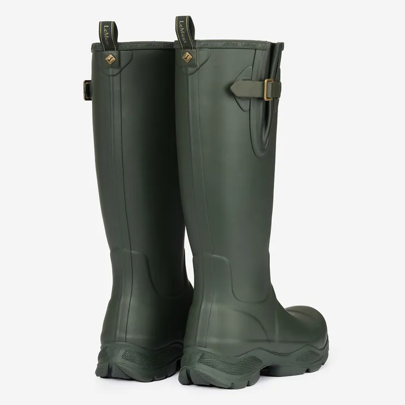 LeMieux Ultra Stride Womens Neoprene Lined Wellies - Oak-2