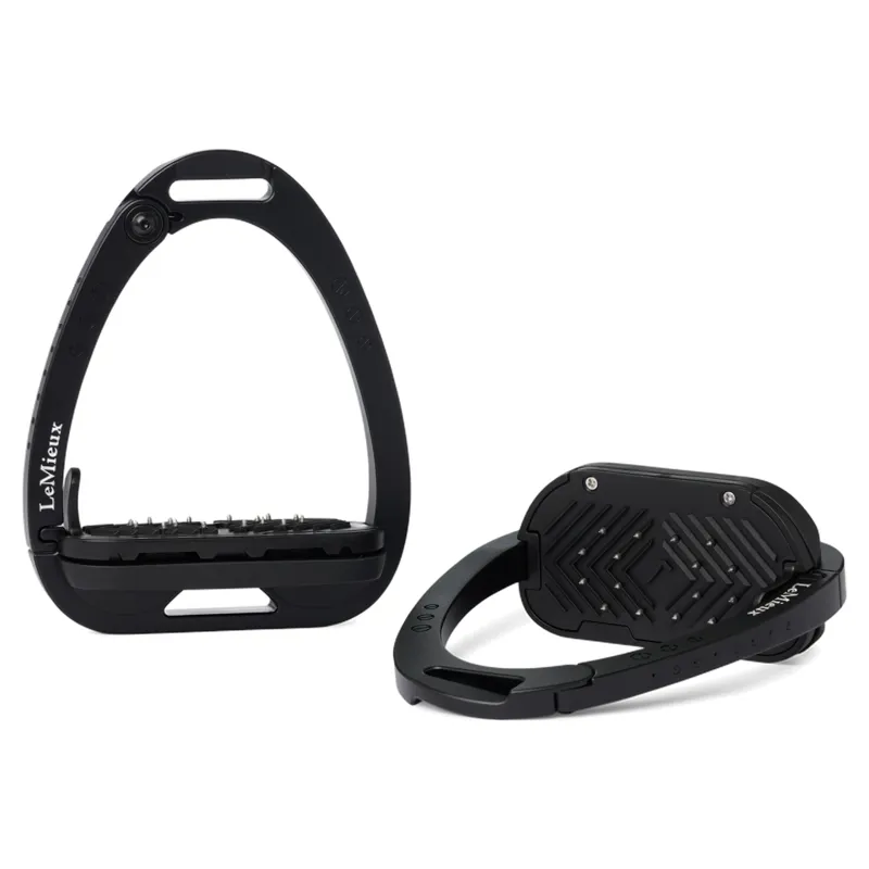 LeMieux Brilliance Vector Balance Stirrups - Black