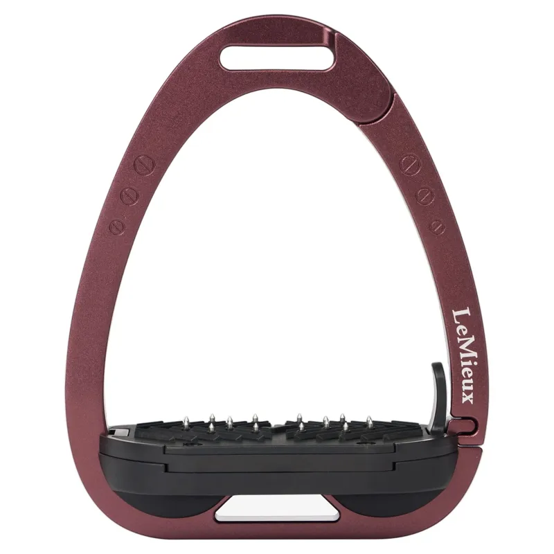 LeMieux Vector Control Flat Safety Stirrups - Auburn-3