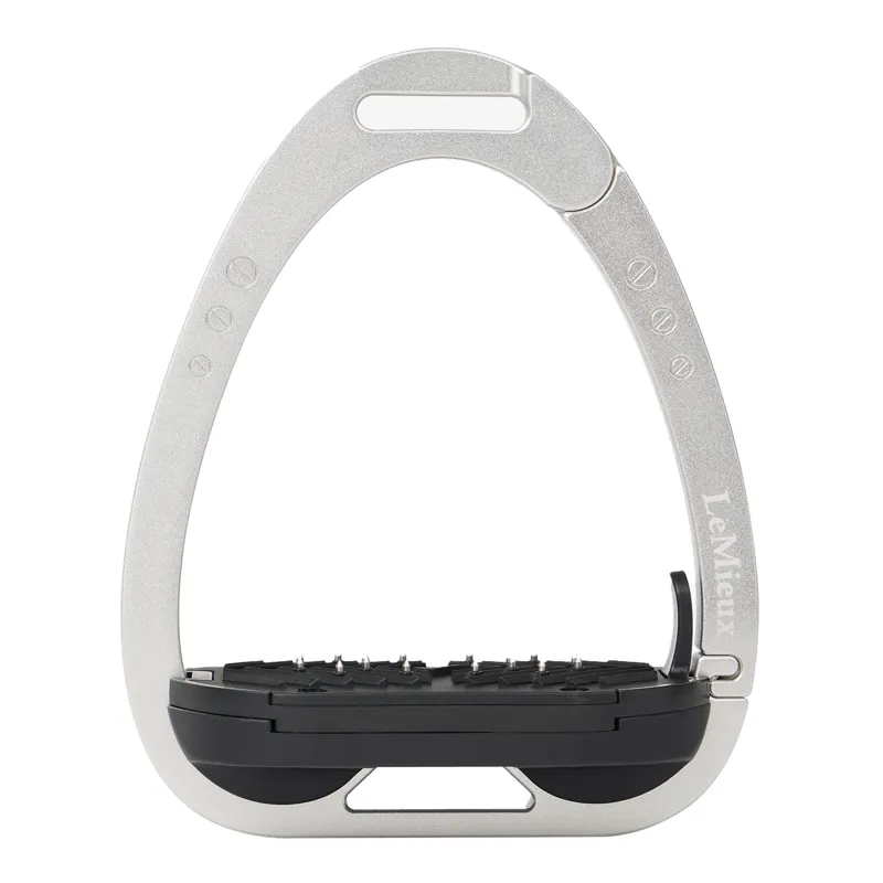 LeMieux Vector Control Flat Safety Stirrups - Aluminium-3