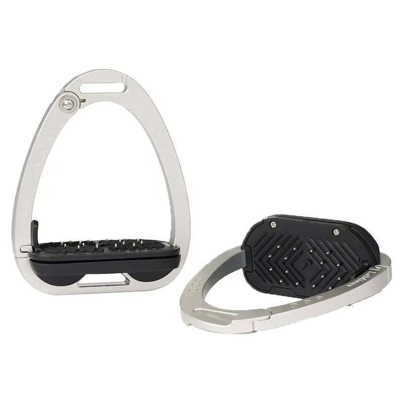 LeMieux Vector Control Flat Safety Stirrups - Aluminium