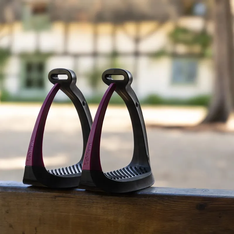LeMieux VectorFlex Safety Stirrup Arms - Blackberry-2