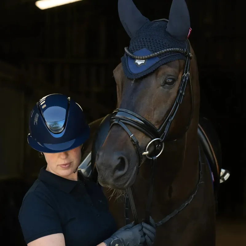 LeMieux Verv Competition Helmet - Gloss Navy-1