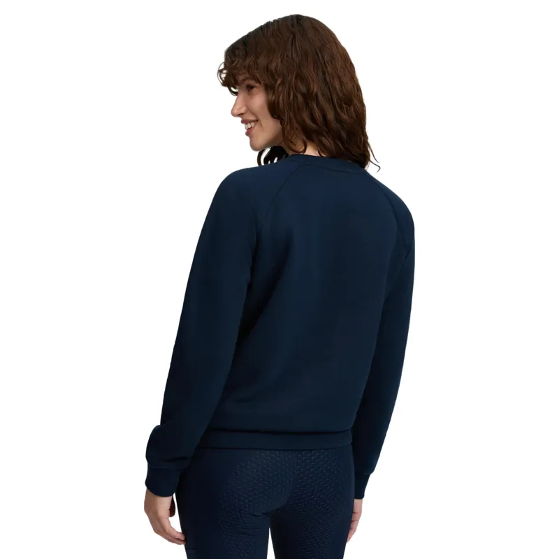LeMieux Vida Varsity Crew Neck Womens Sweatshirt - Navy-2