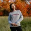 LeMieux Vida Varsity Crew Neck Womens Sweatshirt - Grey Marl